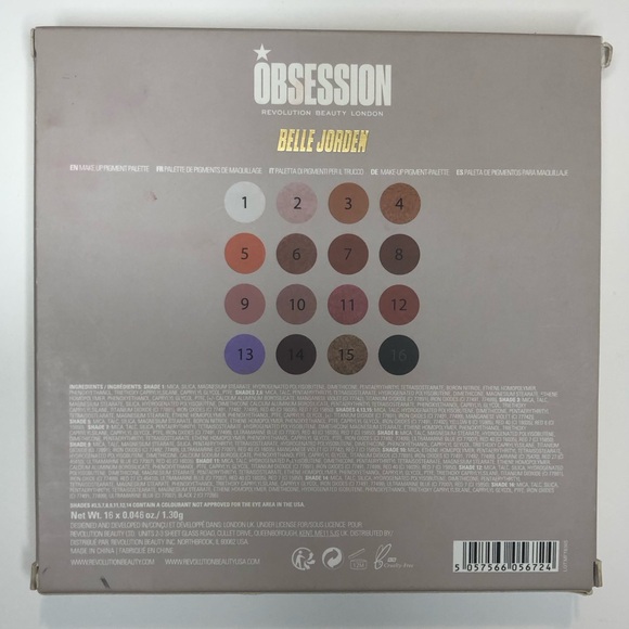Makeup Obsession Belle Jorden eyeshadow palette - Picture 13 of 16